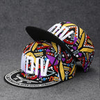 Hip Hop Embroidered Flat Brim Cap