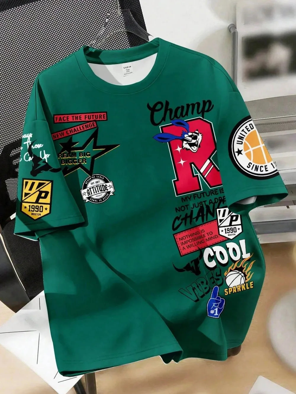 Dream Big Champion Creative Sports Streetwear T-shirt