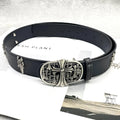 The Dagger Cross | Vintage Gothic Chrome Hearts Buckle Belt