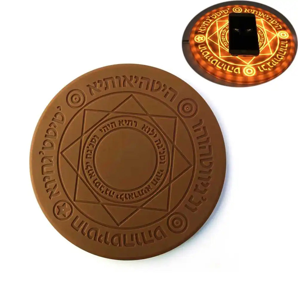 Magic Circle Glowing Mobile Phone Wireless Fast Charging Pad