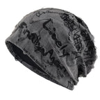 Be My Friend Beanie | Skully Frayed Distressed Edges Unisex