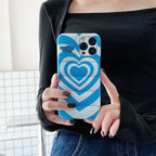 iPhone Love Heart Puffer Case Soft Phone Cover Pop Art Design