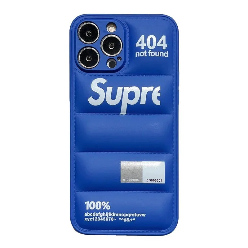 iPhone Puffer Phone Case Fashion Down Jacket