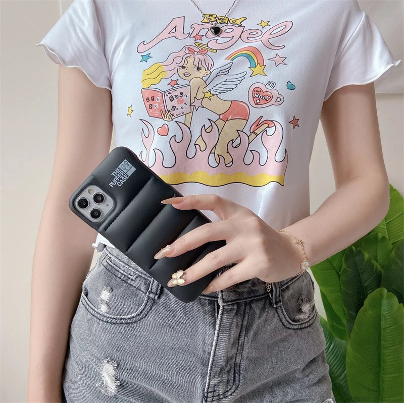 iPhone Puffer Smartphone Case - Shockproof Mobile Phone Cover Loved By Celebs