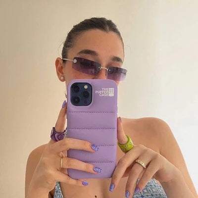 iPhone Puffer Smartphone Case - Shockproof Mobile Phone Cover Loved By Celebs