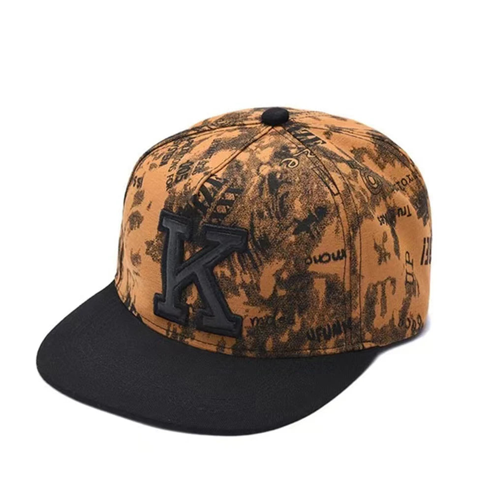 Hip Hop Embroidered Flat Brim Cap