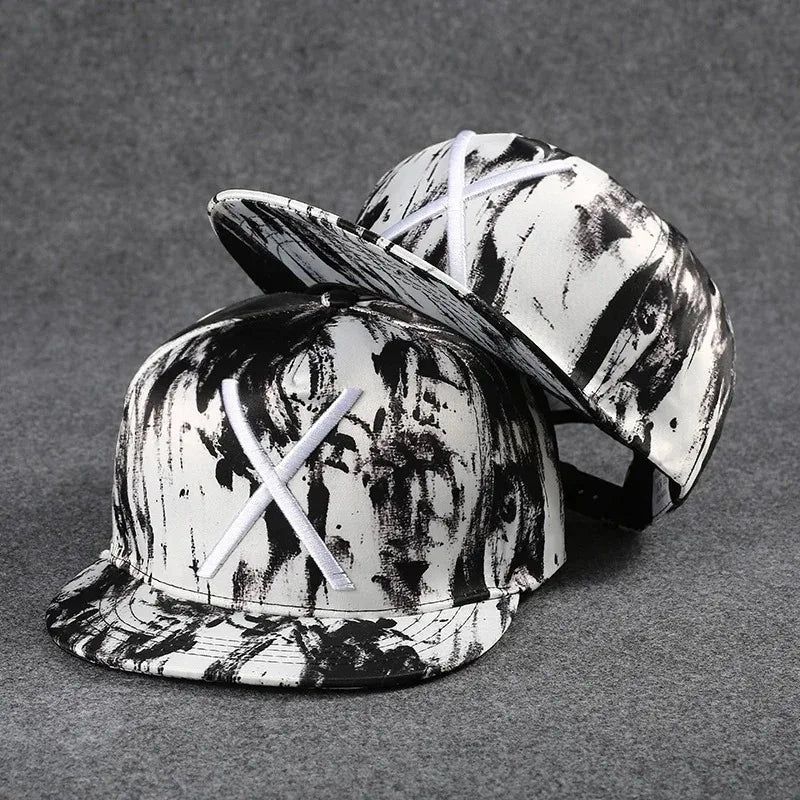 Hip Hop Embroidered Flat Brim Cap