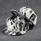 Hip Hop Embroidered Flat Brim Cap