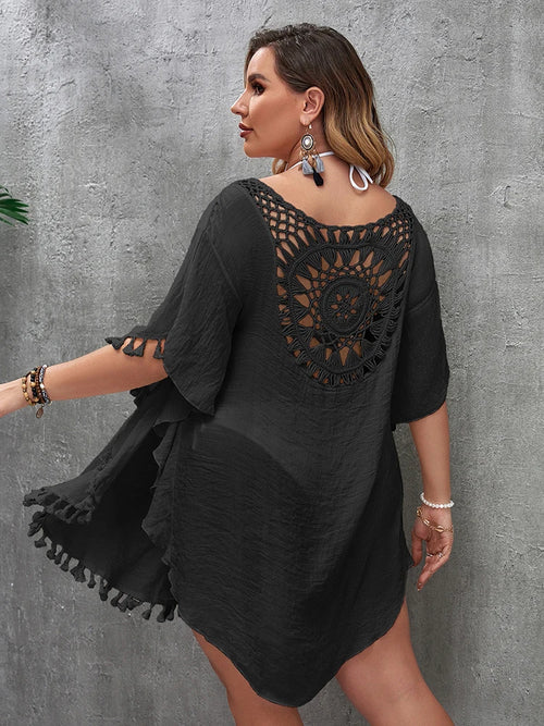 Swimwear Bikini Cover Up Tunic Resort Wear Beach Dress Plus Sizes
