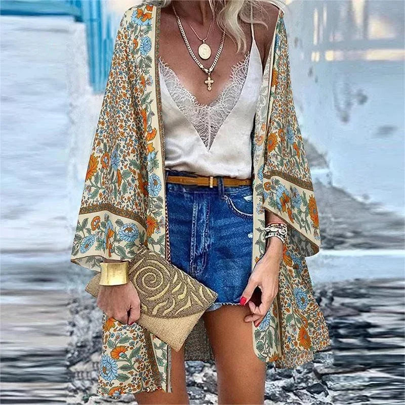 Beach Cover Up Bohemian Cotton Swimsuit Wrap