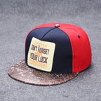 Hip Hop Embroidered Flat Brim Cap