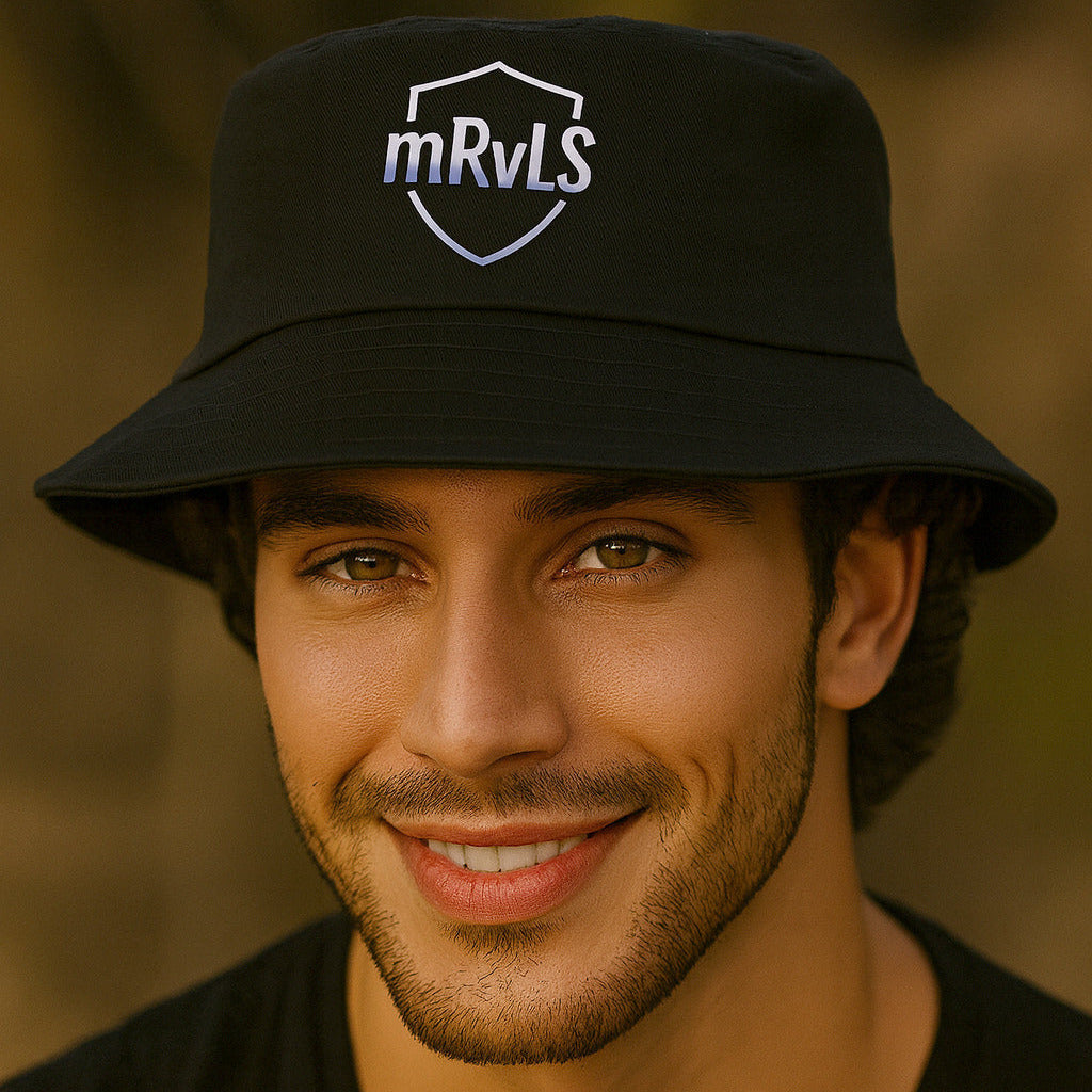 mRvLS Marvellous Bucket Hat Chrome