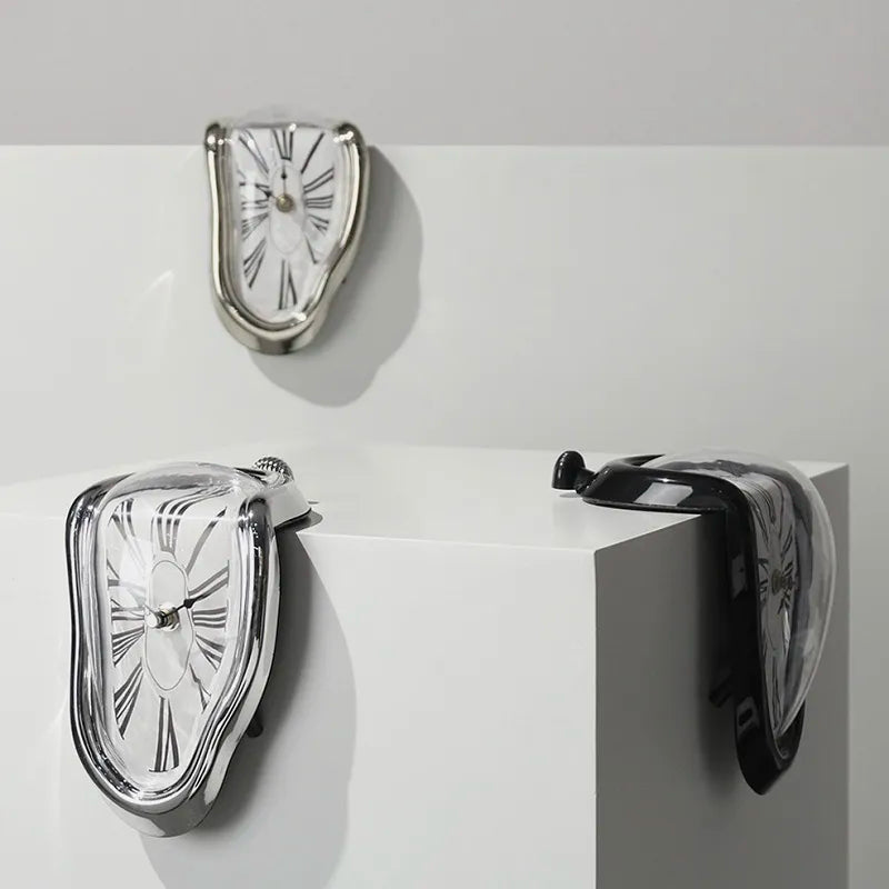 Dali Melting Wall Clock Surrealist Art Design Home Decor
