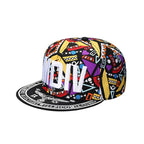Hip Hop Embroidered Flat Brim Cap