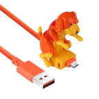 Humping Dog Funny Phone Charger USB Micro Type-C Fast Charging Samsung Android iPhone iOS