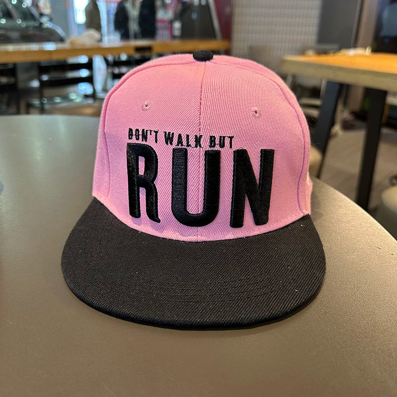 Hip Hop Embroidered Flat Brim Cap
