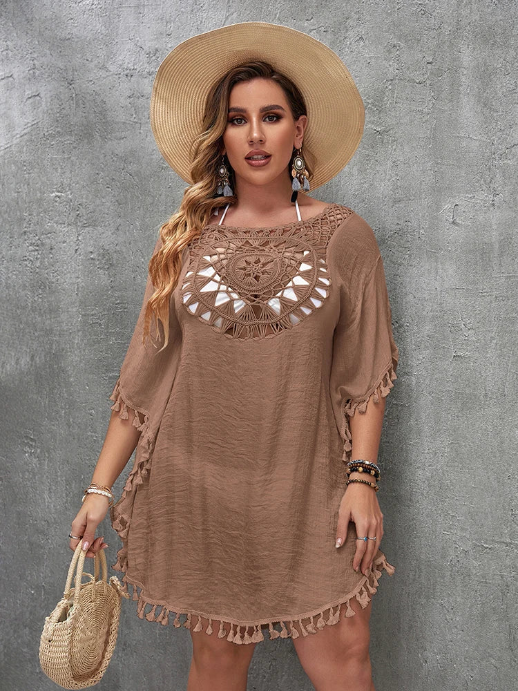 Resort Queen | Swimwear Bikini Cover Up Tunic Beach Dress