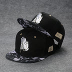 Hip Hop Embroidered Flat Brim Cap