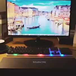 Digital Nixie Tube Clock with Rainbow LED Glow Lights In Gift Box