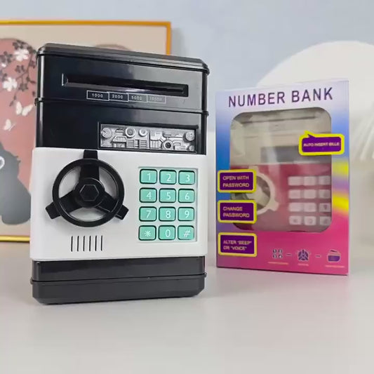 Kids Piggy Bank Mini Safe Coins Cash Savings Children's Educational Money Box