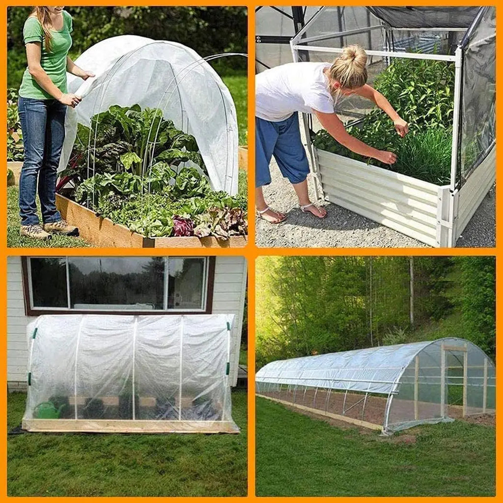 Clear Waterproof Tarp Rain Cover Transparent Multi Purpose Canopy