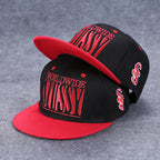 Hip Hop Embroidered Flat Brim Cap
