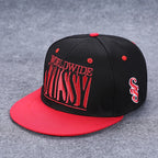Hip Hop Embroidered Flat Brim Cap