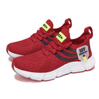 Air Mesh Sneakers Elastic Laces Slip On Sport Shoes