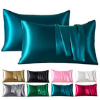 Silky Satin Pillowcase for Frizzy Hair Beauty Pillow Cover