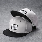 Hip Hop Embroidered Flat Brim Cap