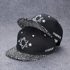 Hip Hop Embroidered Flat Brim Cap