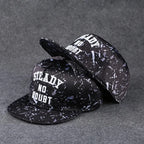 Hip Hop Embroidered Flat Brim Cap