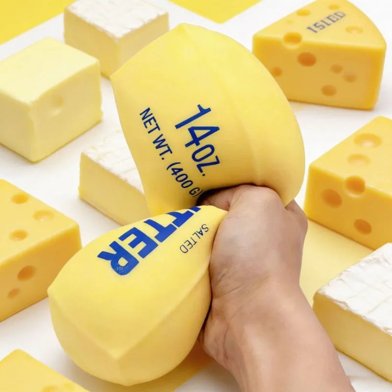 Squishy Large Butter Stick Fidget Squeeze Toy