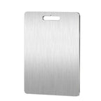 Titanium Cutting Board Food-Safe Antibacterial Odourless Knife-Safe