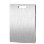 Titanium Cutting Board Food-Safe Antibacterial Odourless Knife-Safe