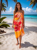 Beach Sarong Floral Printed Swim Wrap