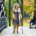 Foldable Walking Stick Adjustable Lightweight Aluminium Cane