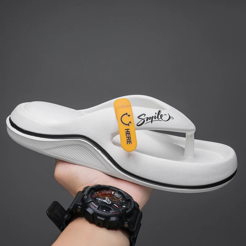 Cushioned Thick Soft Beach Flip Flops Summer Thongs