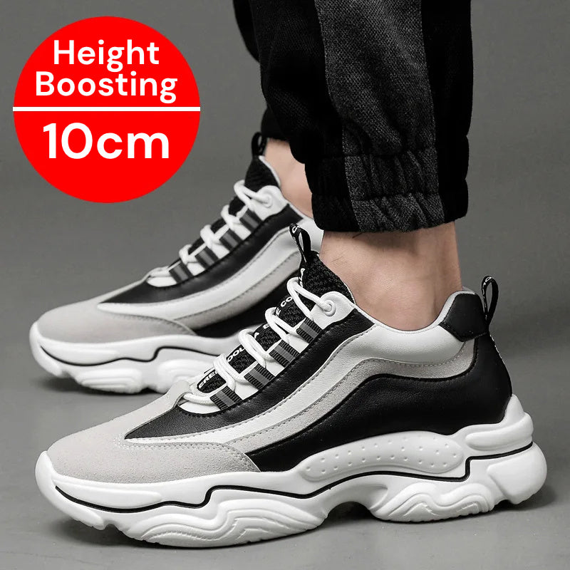 Elevator Platform Sneakers 10cm or 8cm Height Boosting Sports Skyscraper Shoes Stand Tall