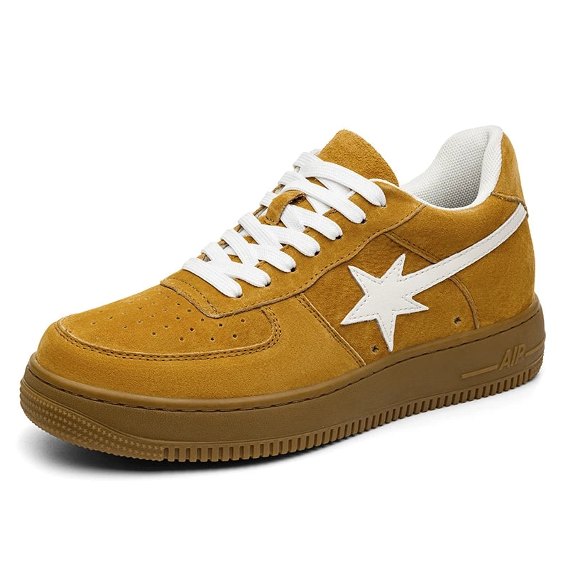 6cm Elevator Shoes Leather Height Increase Platform