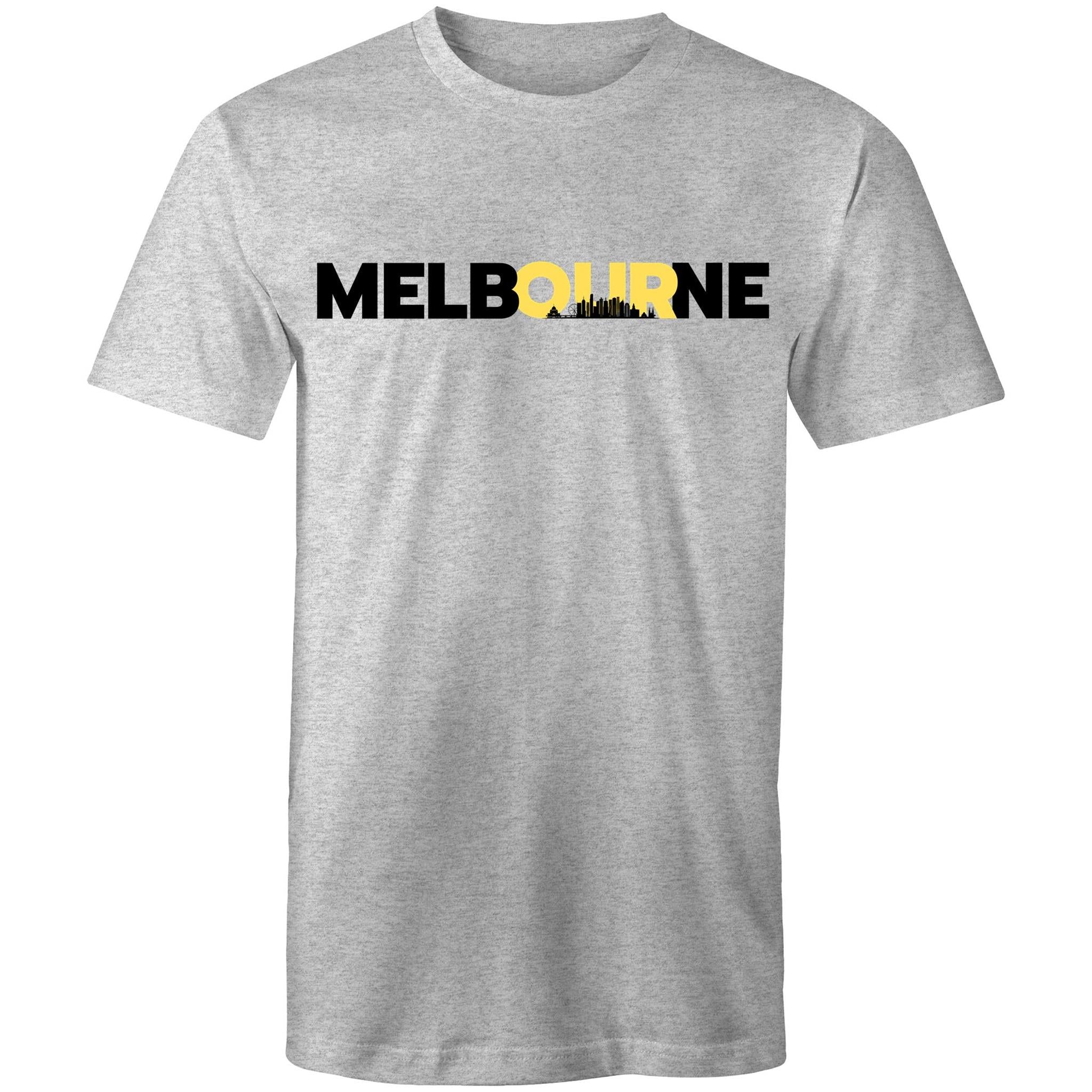Melbourne City Skyline Men's T-Shirt Plus Sizes