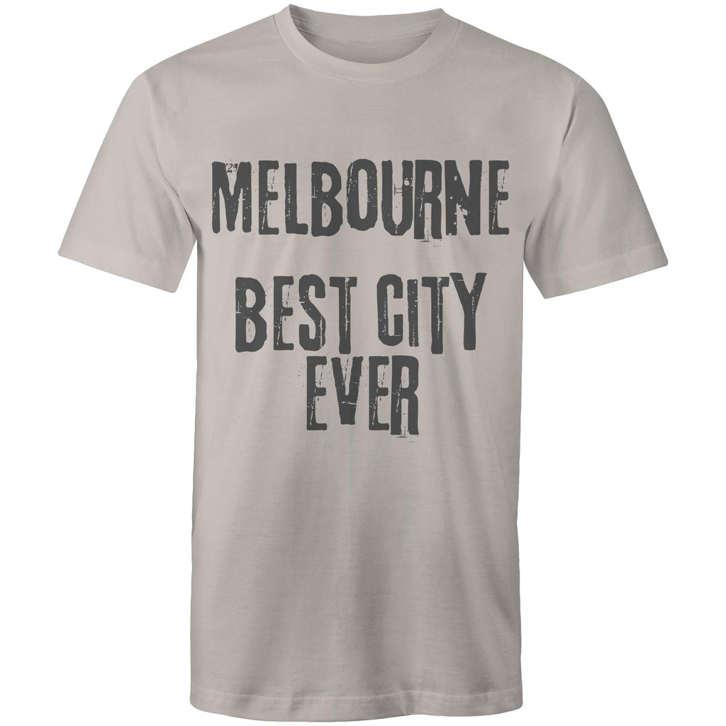 Men's T-shirt "Melbourne Best City Ever" Slogan Grunge Tee