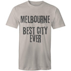 Men's T-shirt "Melbourne Best City Ever" Slogan Grunge Tee