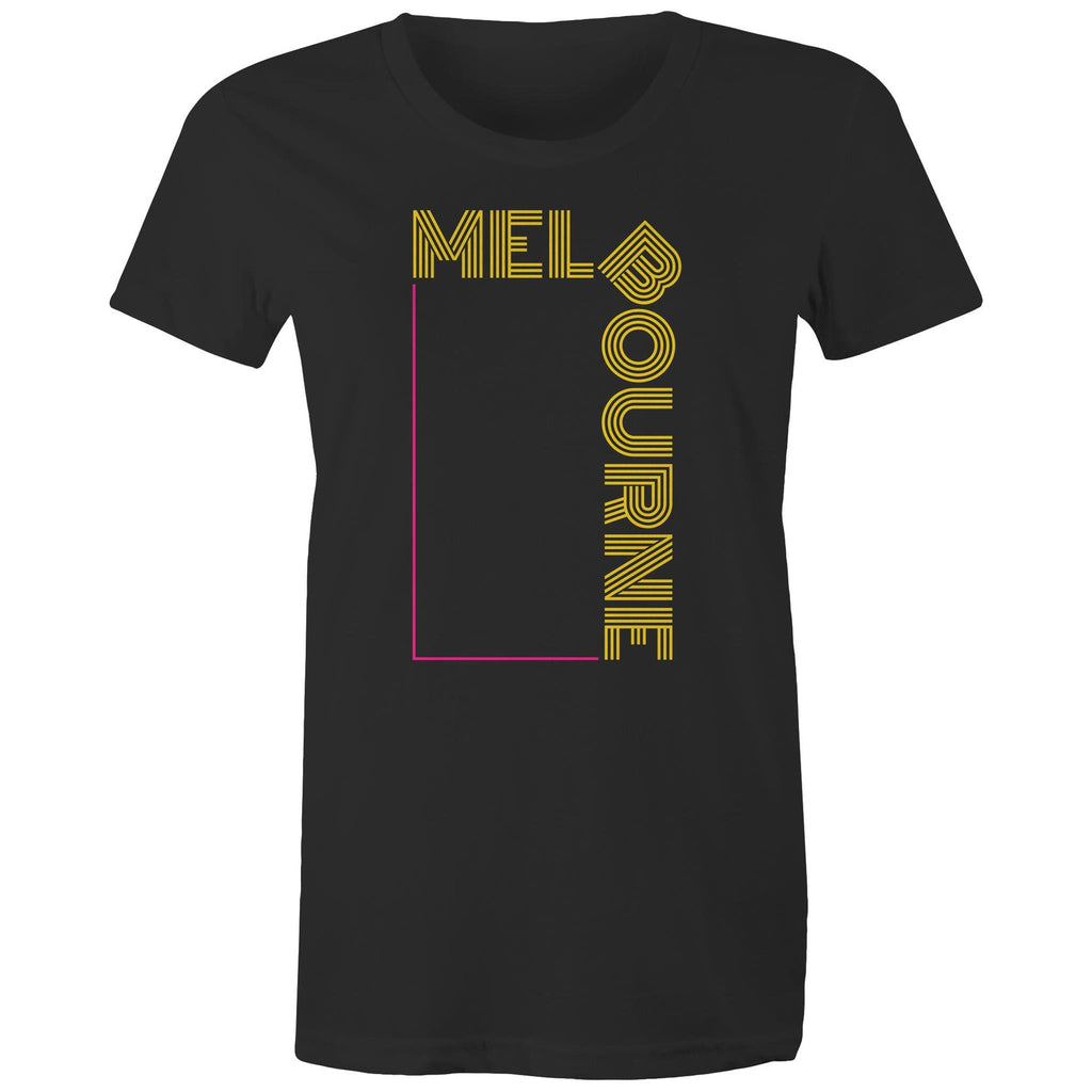 Pop Culture Melbourne T-Shirt - Art Deco Design Women's Tee
