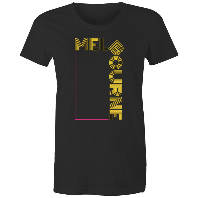 Melbourne - Women's Pop Culture Slogan T-Shirt Organic Eco-Friendly Quality Cotton