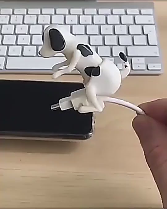 FUNNY HUMPING DOG Fast Charger Cable for iPhone Type C Micro USB