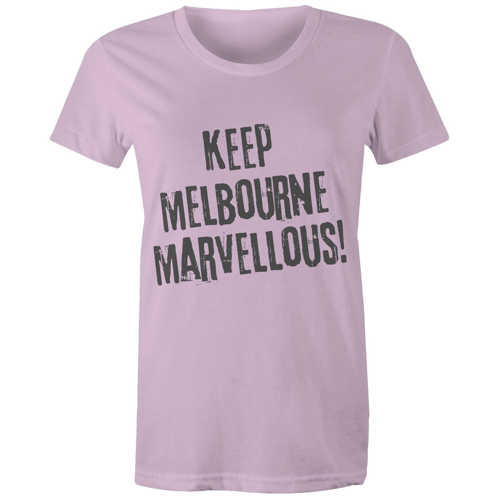 Keep Melbourne Marvellous! Women's Grunge T-Shirt