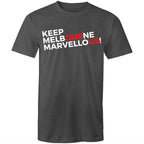 Men's T-shirt "Keep Melbourne Marvellous!" - Slogan Plus Sizes