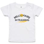 Funny Toddler T-shirt "Millionaire In Training"