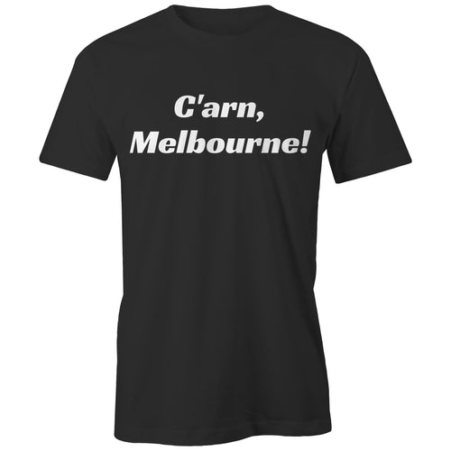 "C'arn Melbourne" T-shirt - Footy AFL Men's Football Tee